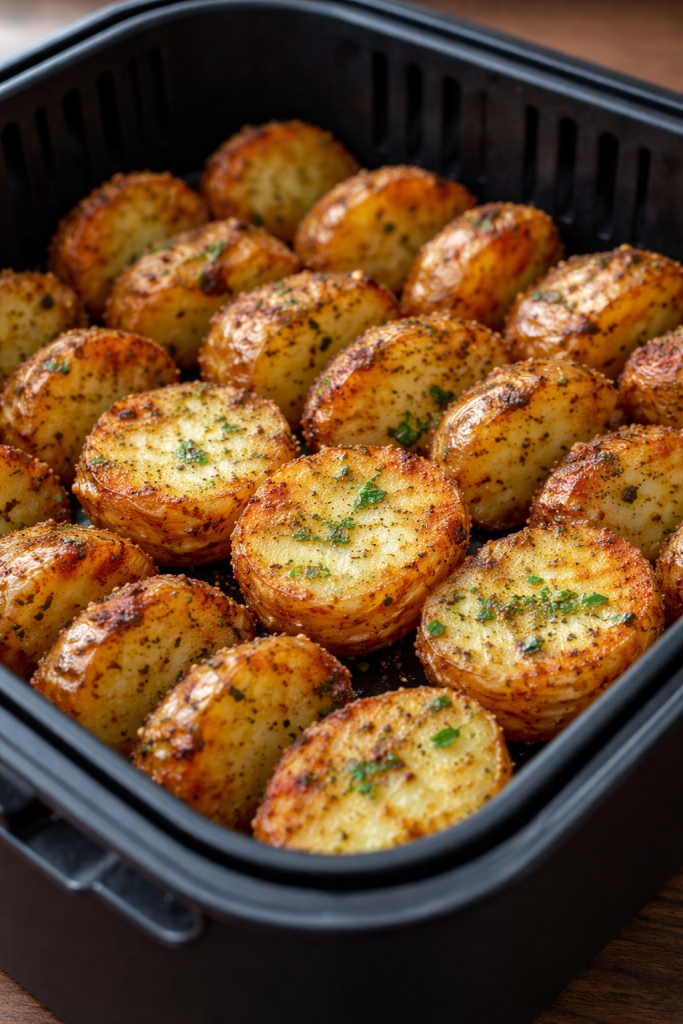 Air Fryer Sliced Potatoes