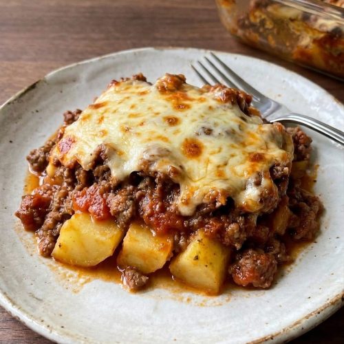 MEAT AND POTATO CASSEROLE