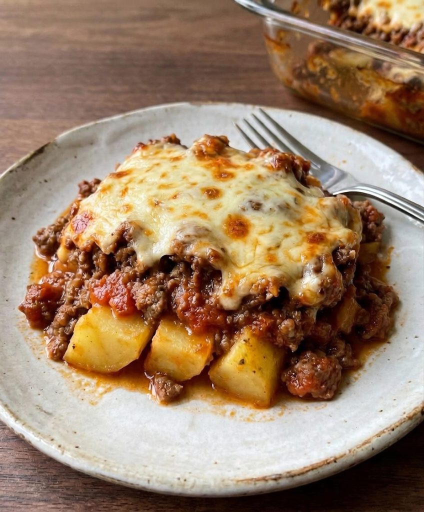 MEAT AND POTATO CASSEROLE