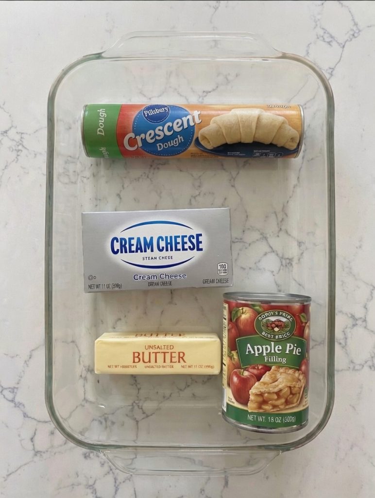 Apple Cheesecake Danish Bars