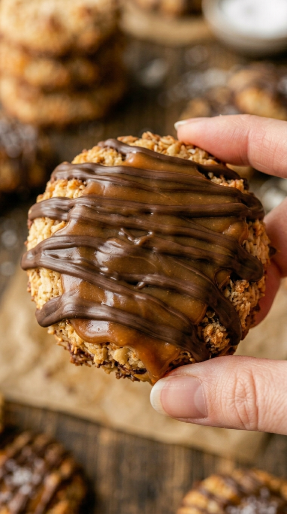 Easy No-Bake Samoa Cookies
