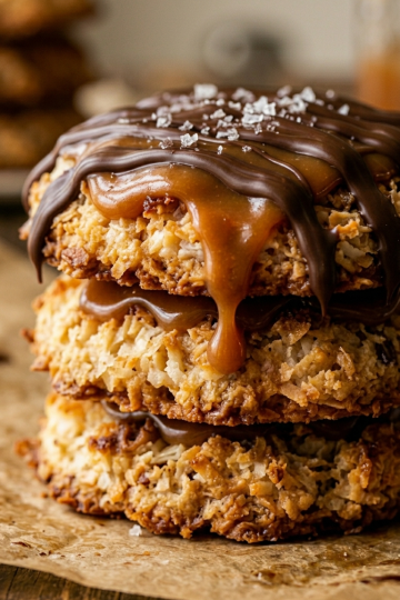 Easy No-Bake Samoa Cookies