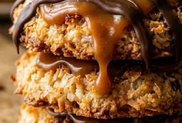 Easy No-Bake Samoa Cookies