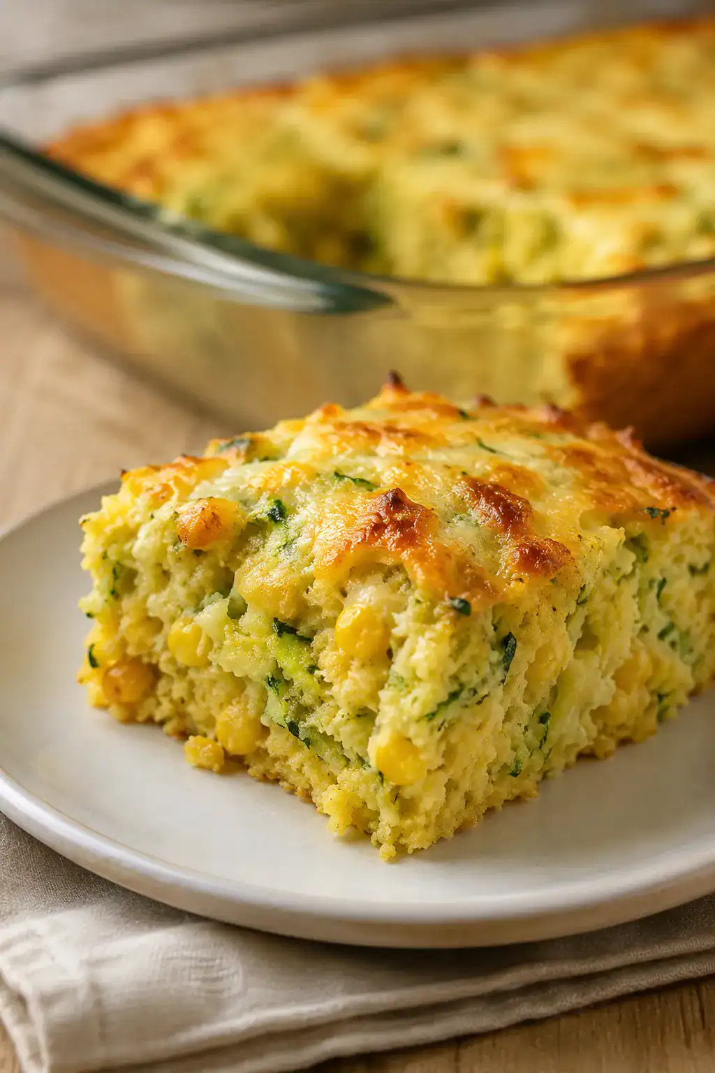 Zucchini Cornbread Casserole