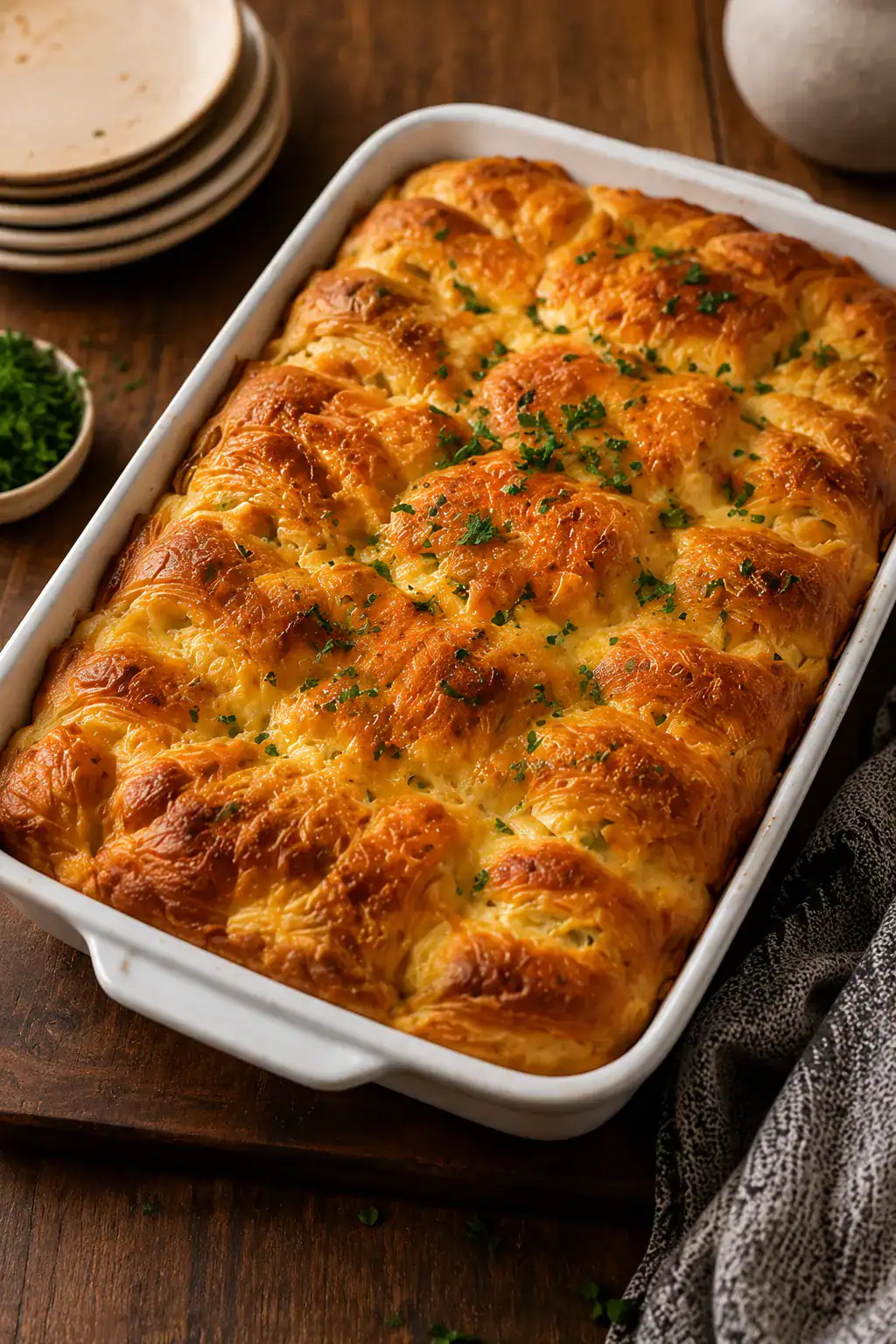 Creamy Chicken Crescent Bake
