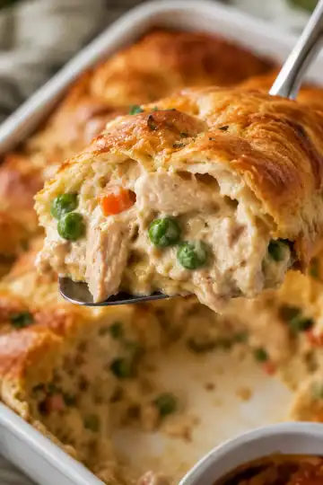 Creamy Chicken Crescent Bake