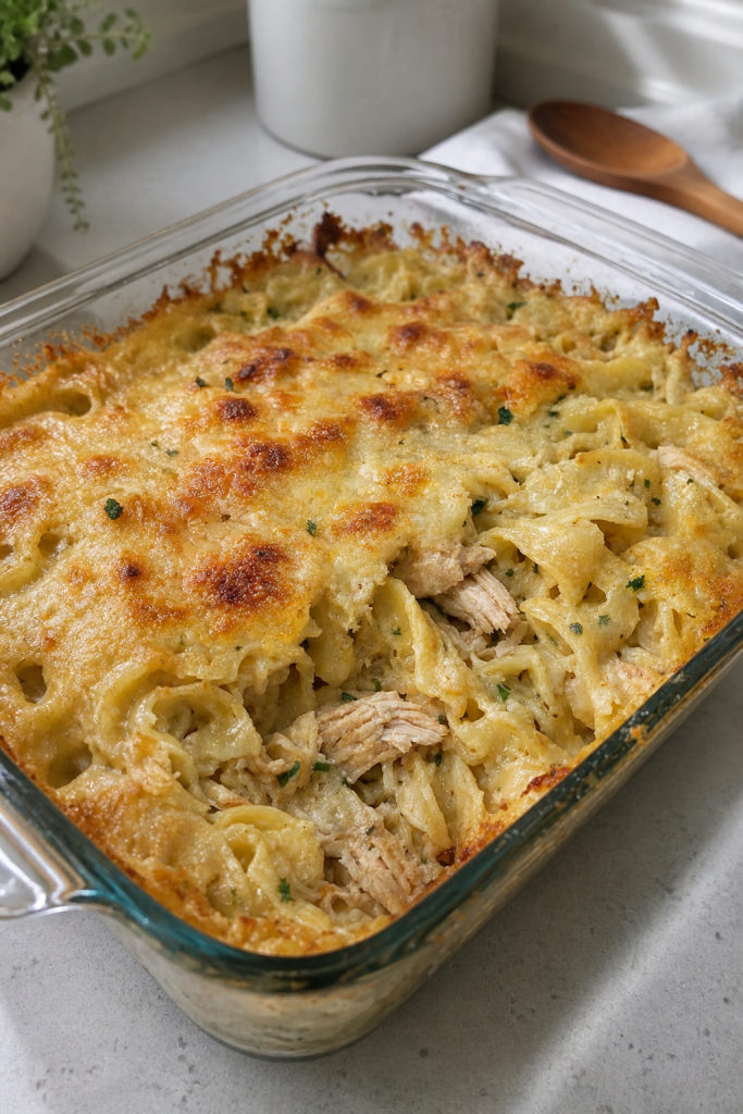 Creamy Chicken Noodle Casserole
