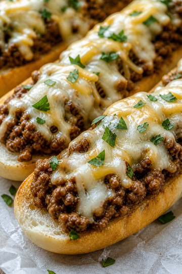 Philly Cheesesteak Garlic Bread