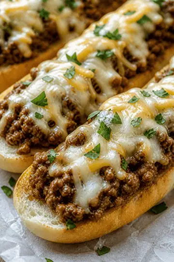 Philly Cheesesteak Garlic Bread