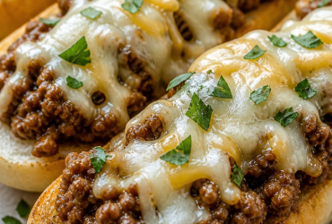 Philly Cheesesteak Garlic Bread