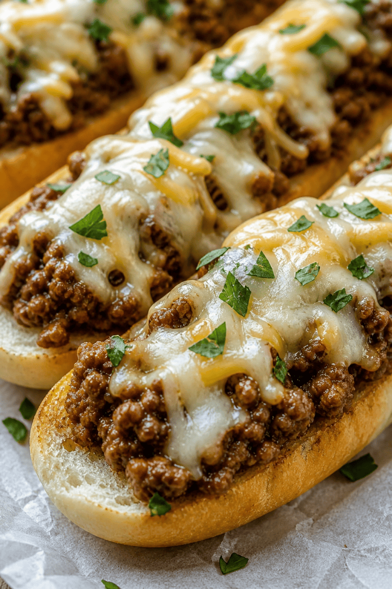 Philly Cheesesteak Garlic Bread