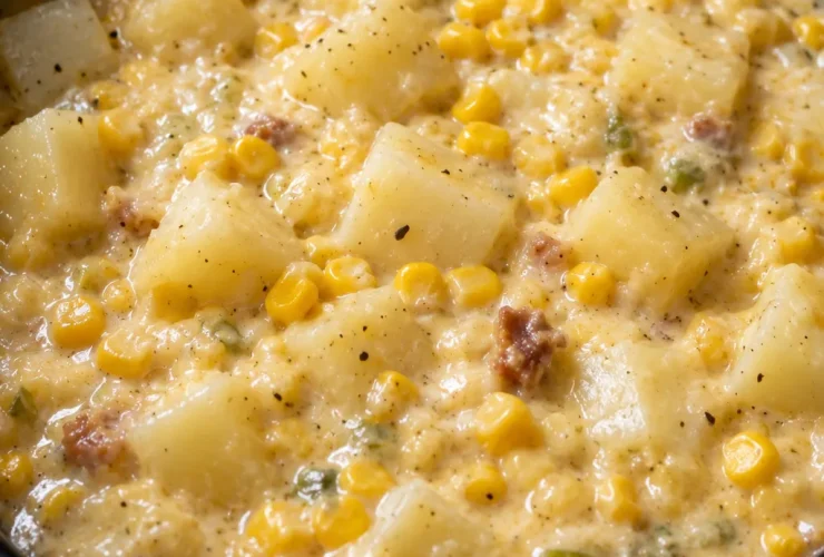 Slow Cooker Corn and Potato Chowder