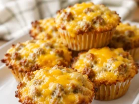 Baked Cheddar Broccoli Noodle Casserole