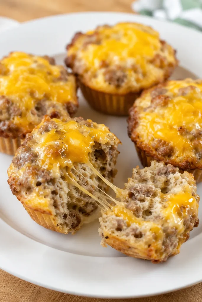 Sausage Muffins with Bisquick
