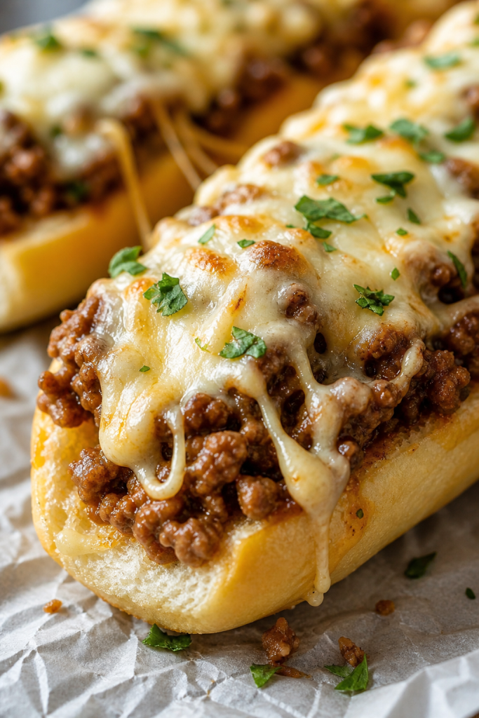 Philly Cheesesteak Garlic Bread