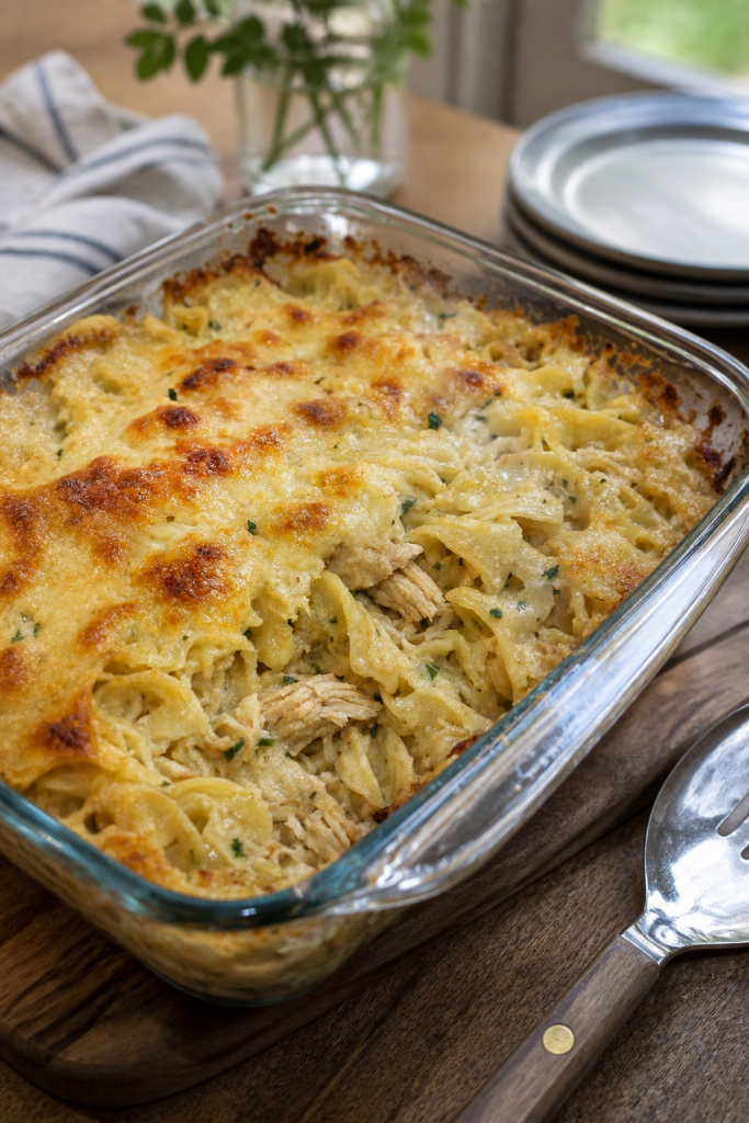 Creamy Chicken Noodle Casserole