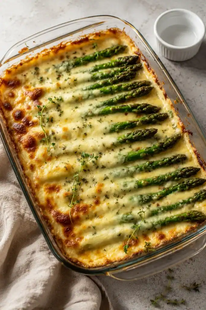 Cheesy Asparagus Casserole