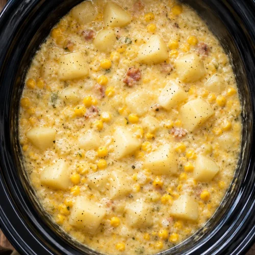 Slow Cooker Corn and Potato Chowder