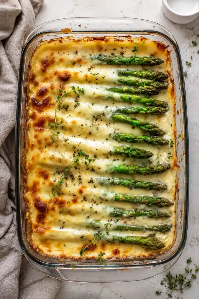 Cheesy Asparagus Casserole