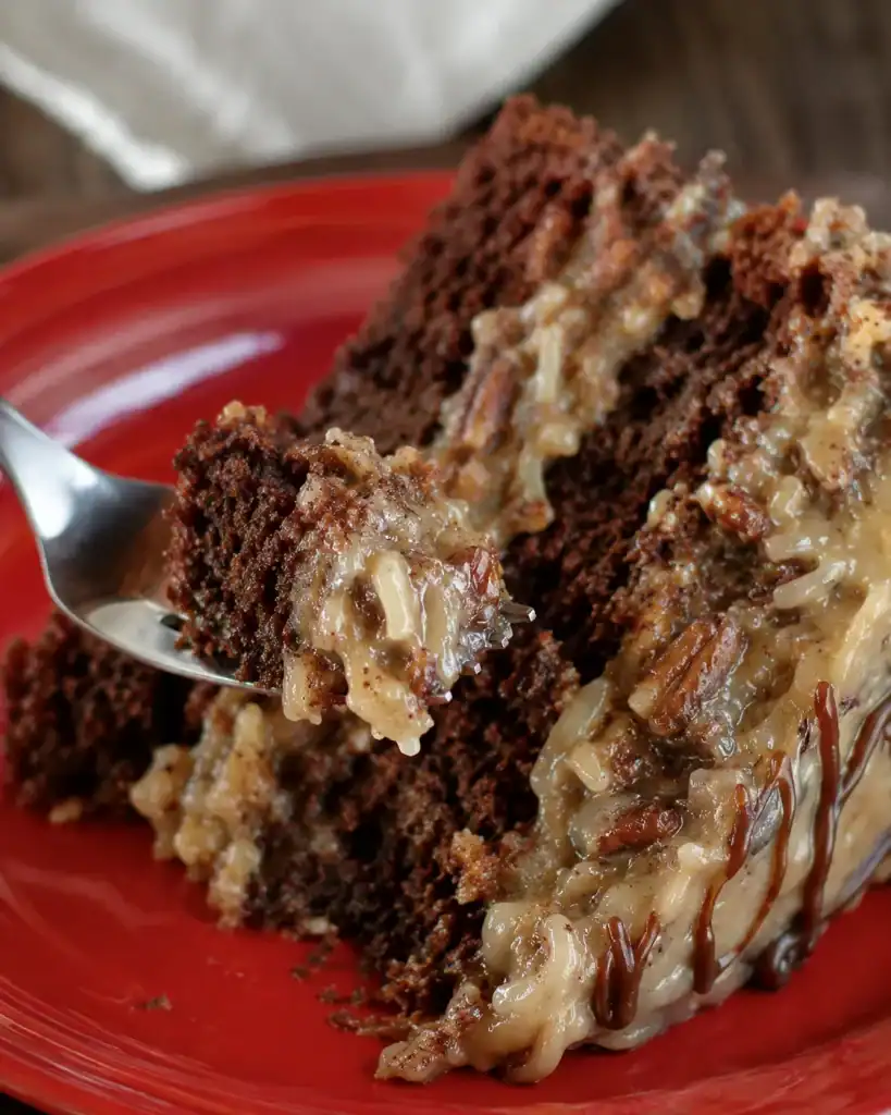 Homemade German Chocolate Cake