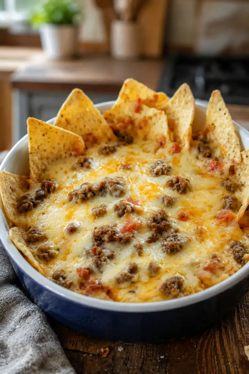 Hot Sausage Beer Cheese Dip