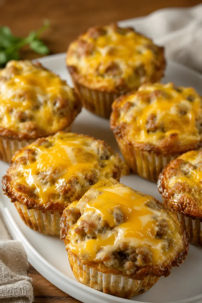 Sausage Muffins with Bisquick