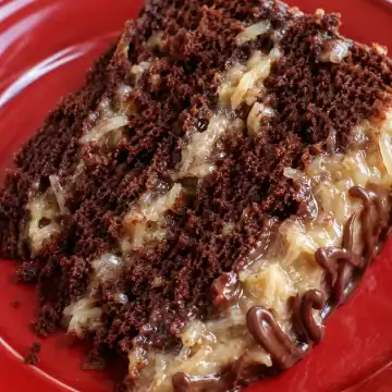 Homemade German Chocolate Cake