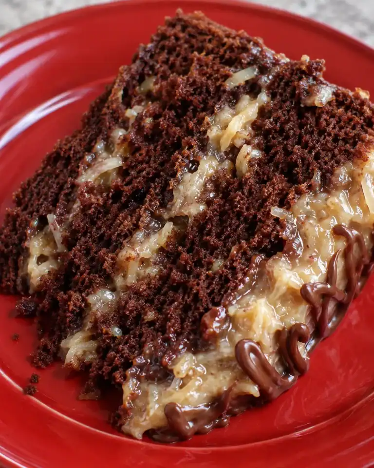 Homemade German Chocolate Cake