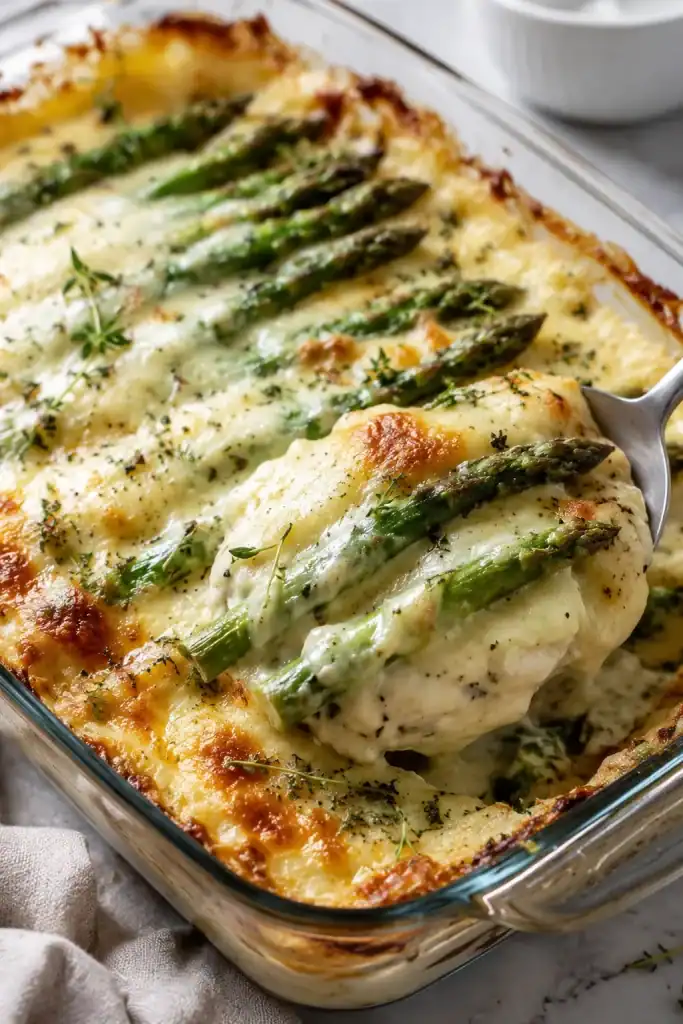 Cheesy Asparagus Casserole