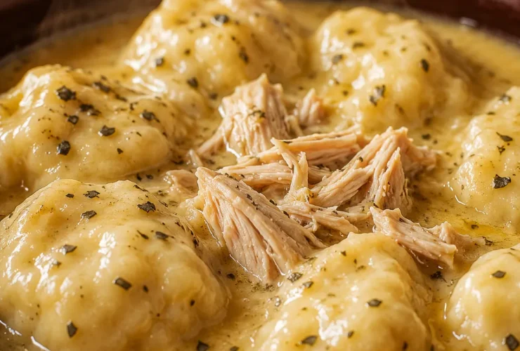 Best Ever Crock Pot Chicken and Dumplings