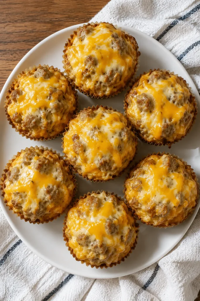 Sausage Muffins with Bisquick
