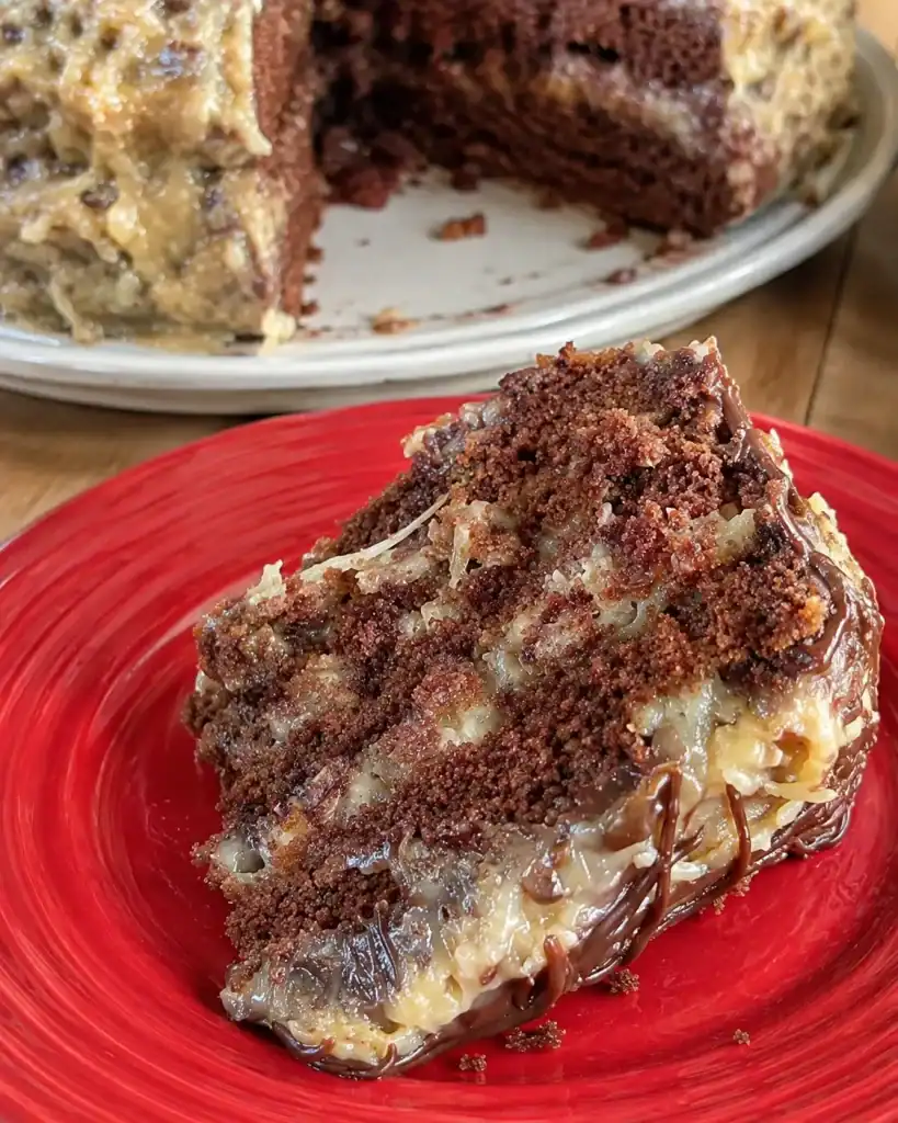 Homemade German Chocolate Cake