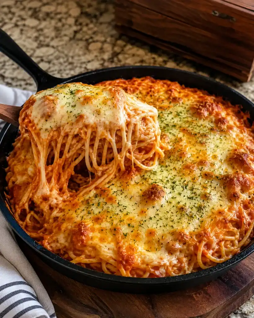 Baked Cream Cheese Spaghetti