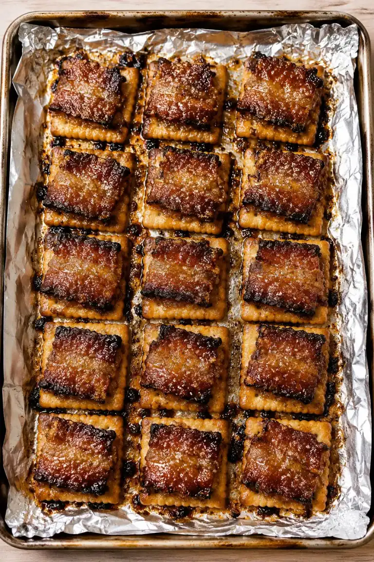 Candied Bacon Crackers