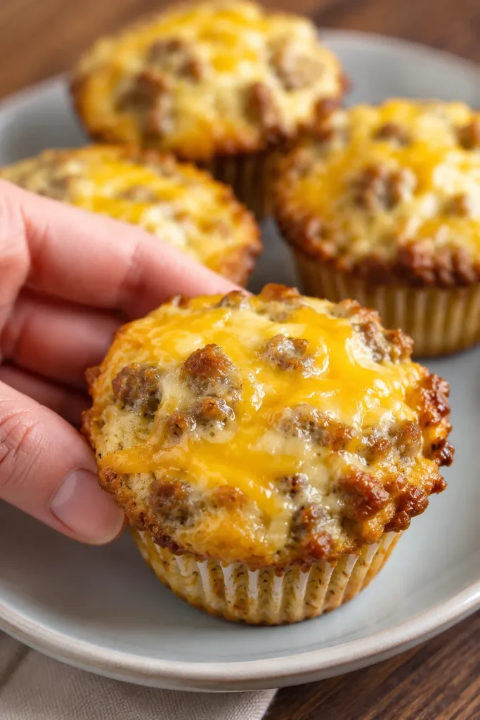 Sausage Muffins with Bisquick