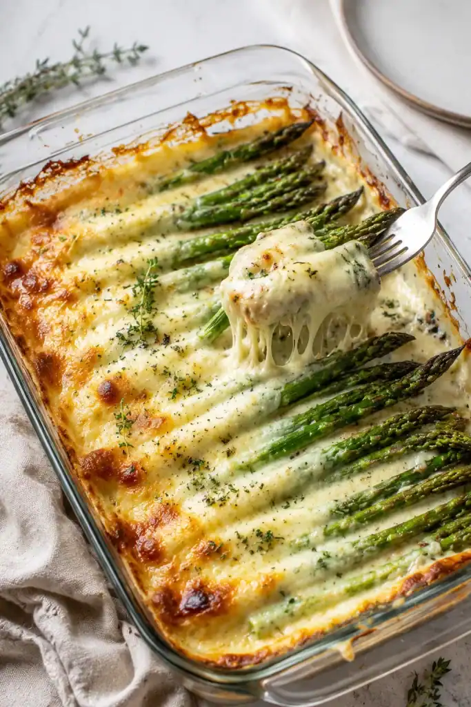 Cheesy Asparagus Casserole