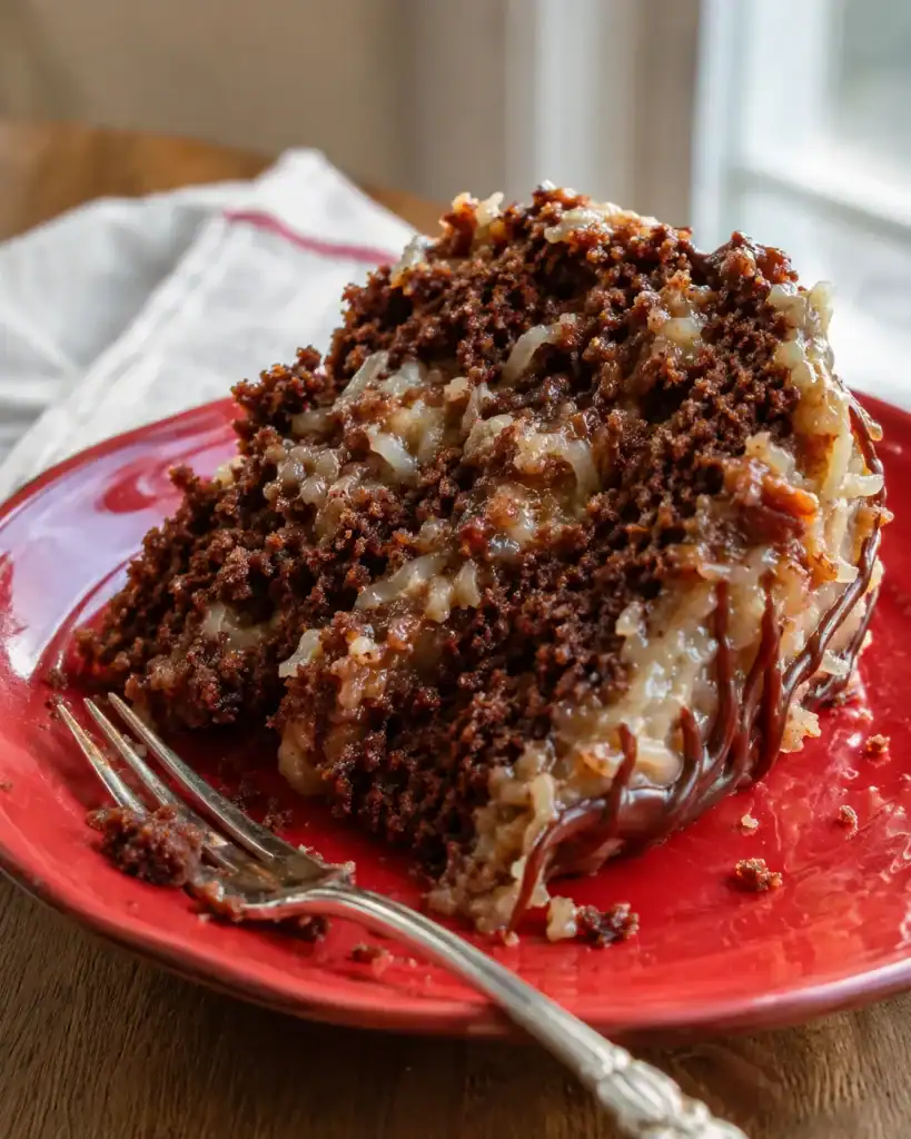 Homemade German Chocolate Cake