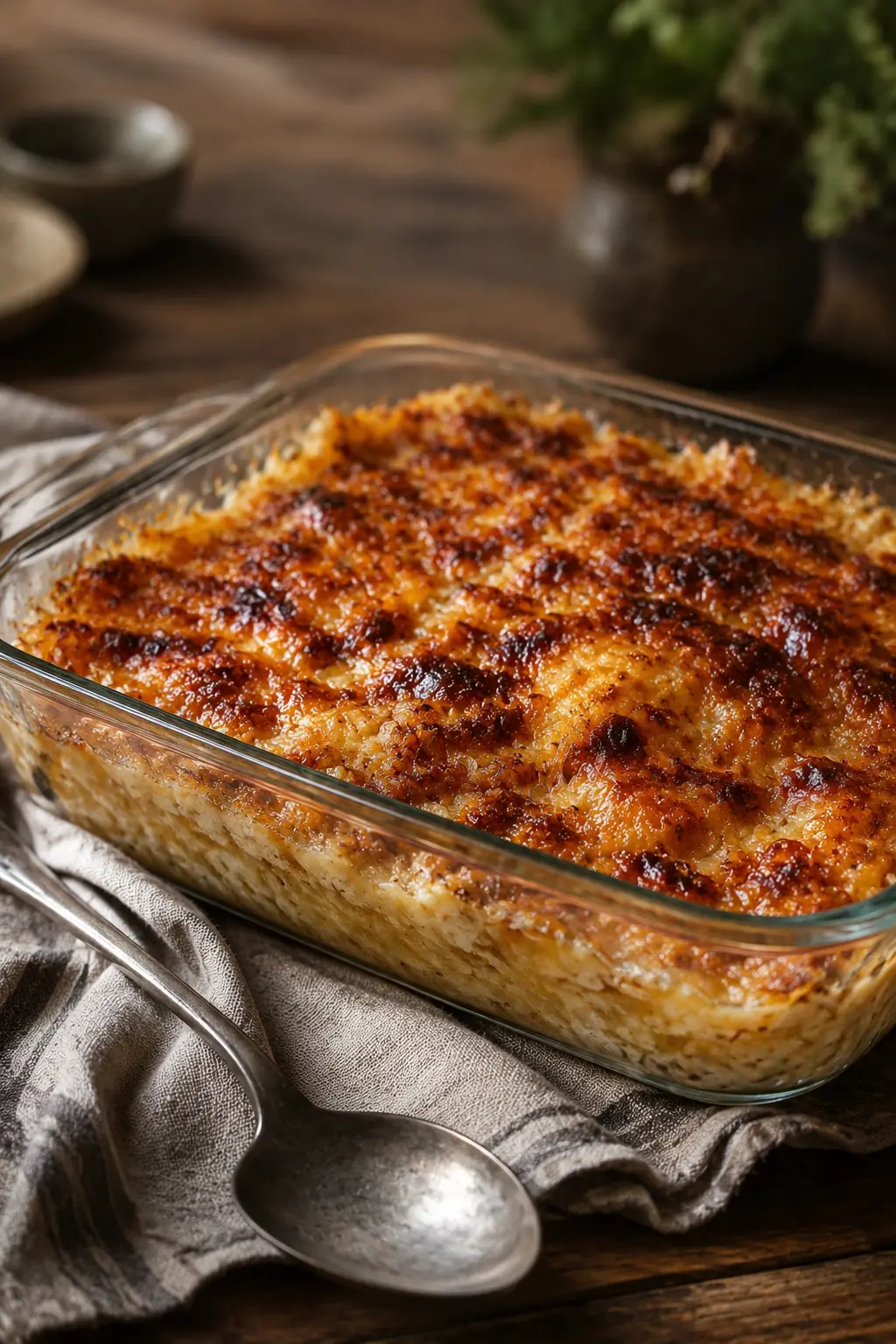 Cheesy Onion Scalloped Potatoes