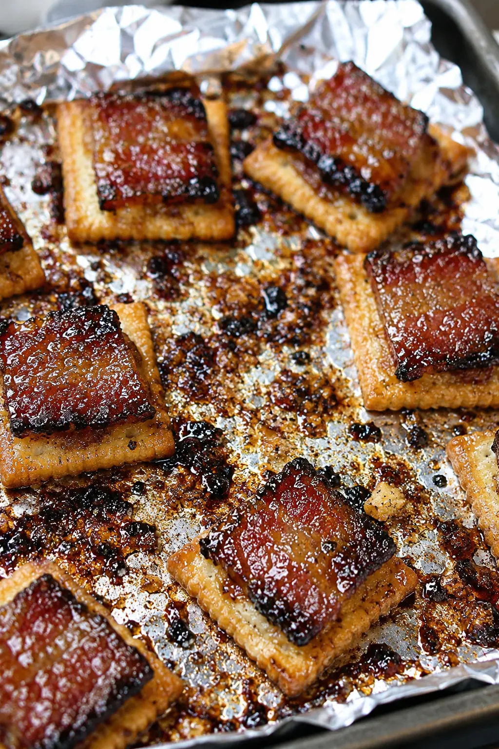 Candied Bacon Crackers