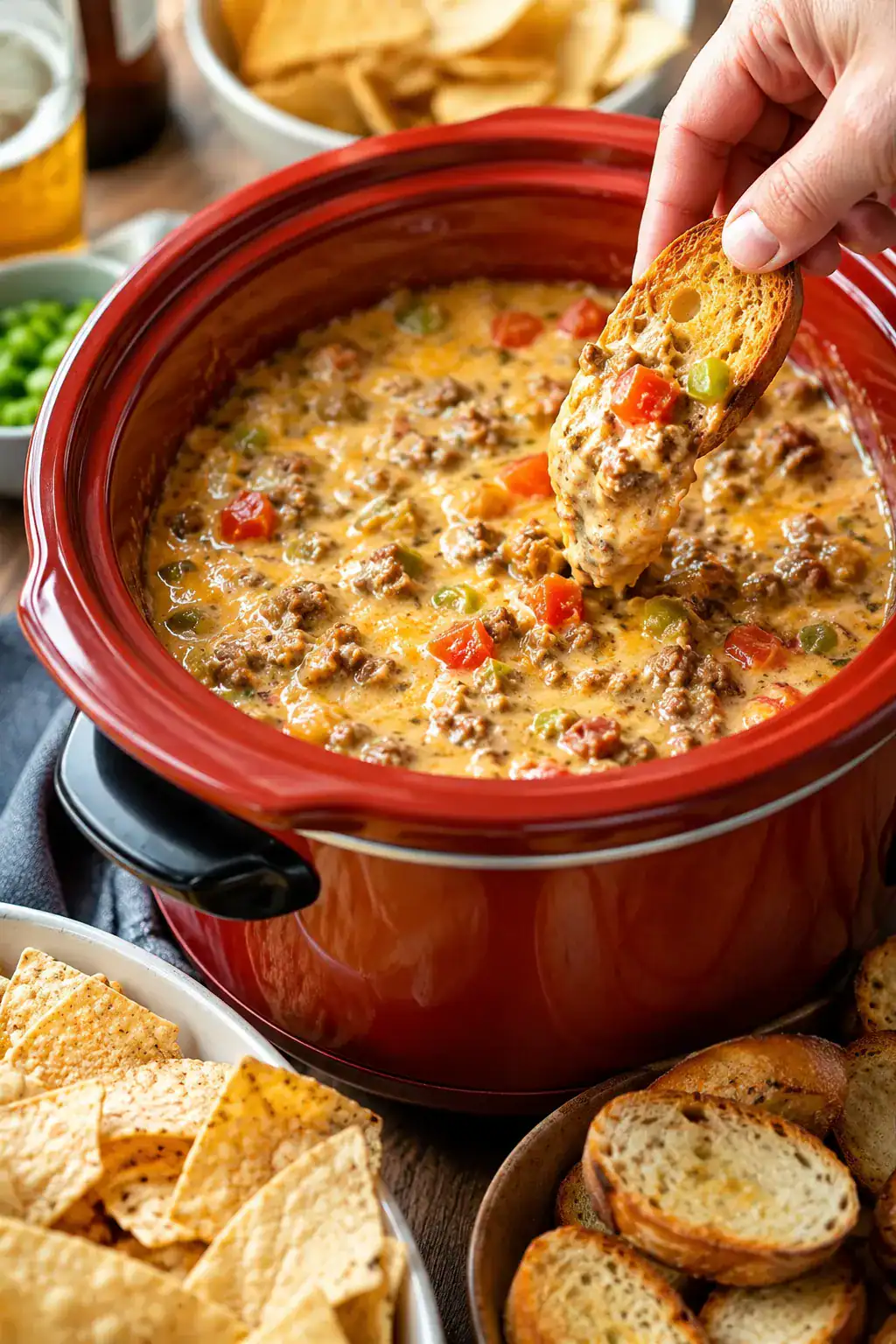Slow Cooker Sausage Dip