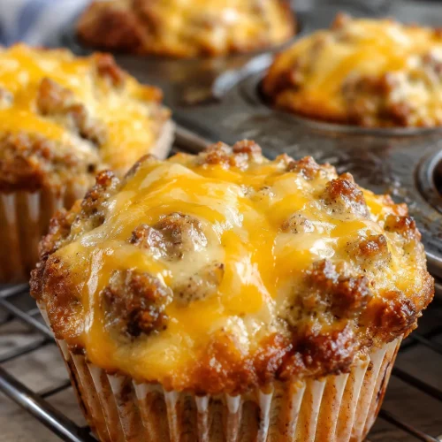 Sausage Muffins with Bisquick