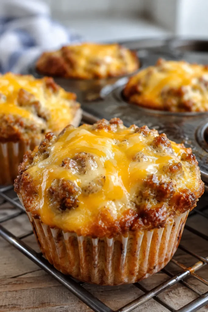 Sausage Muffins with Bisquick