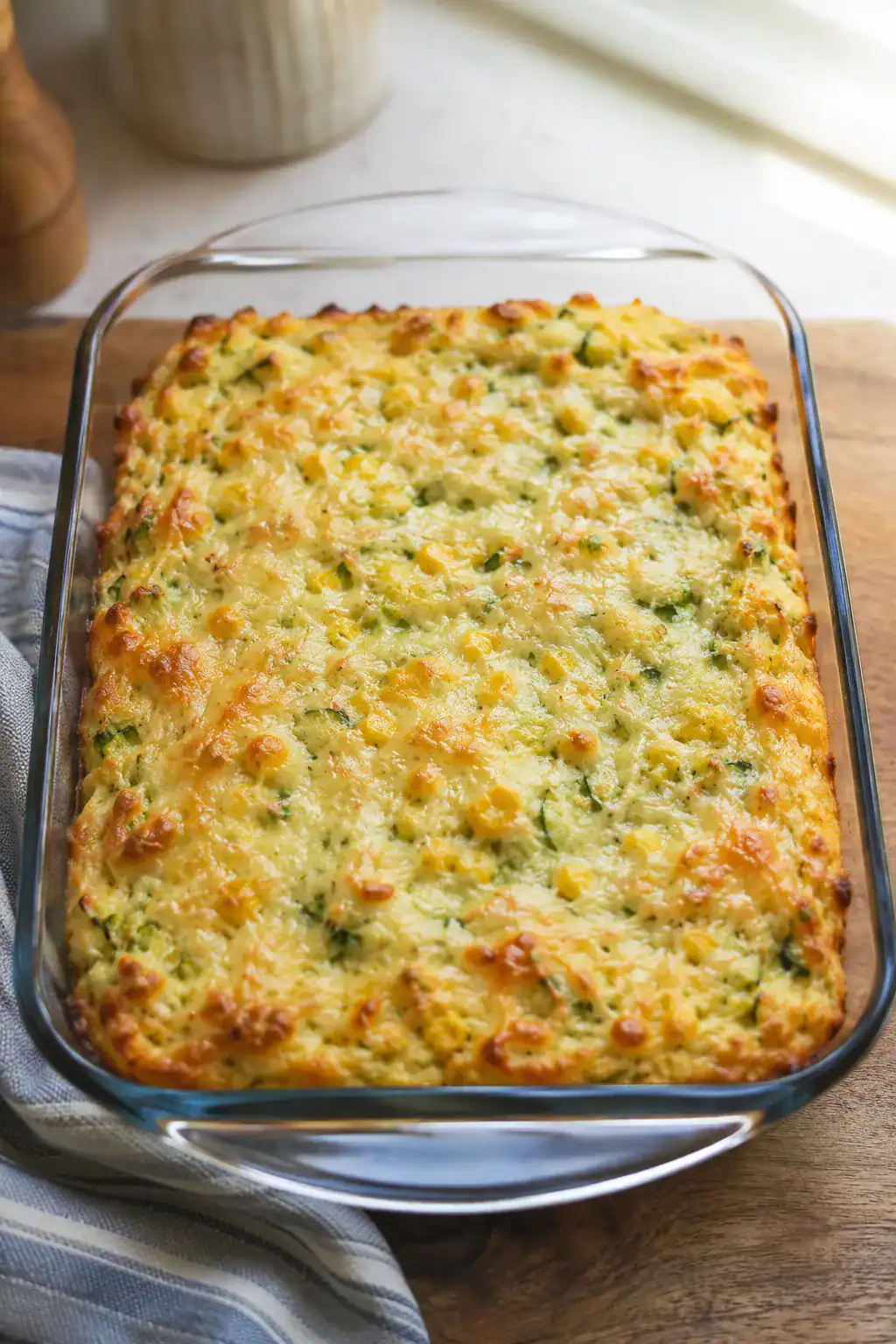 Zucchini Cornbread Casserole