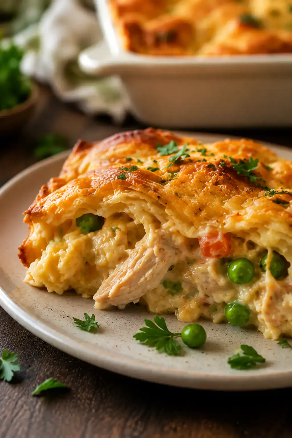 Creamy Chicken Crescent Bake