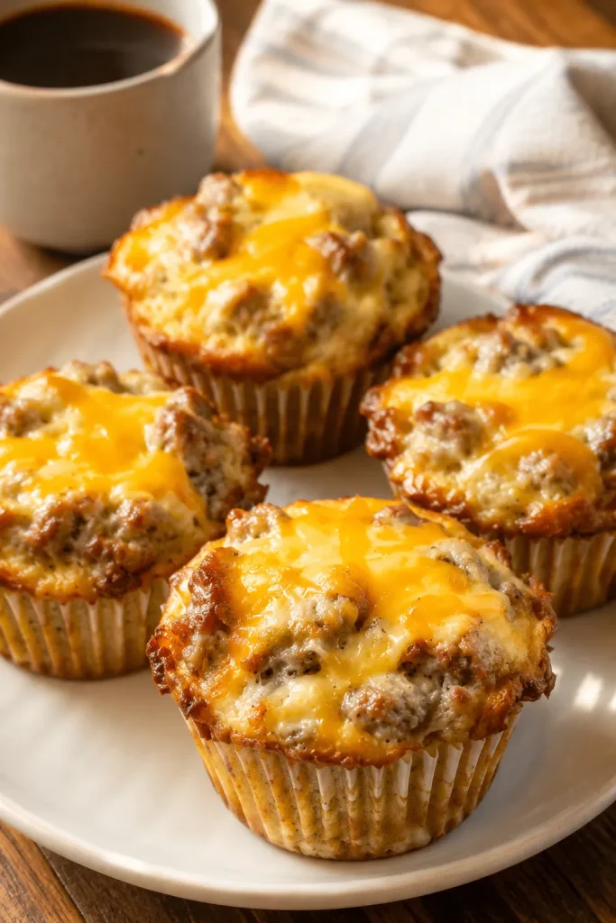 Sausage Muffins with Bisquick