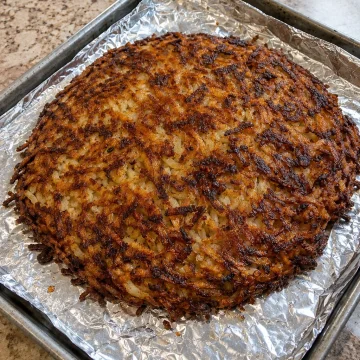 Oven Baked 3-Ingredient Potato Pancake