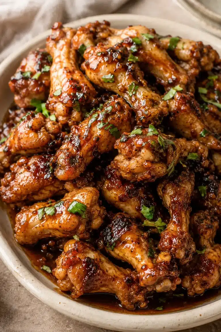 Honey Garlic Baked Chicken Drumettes