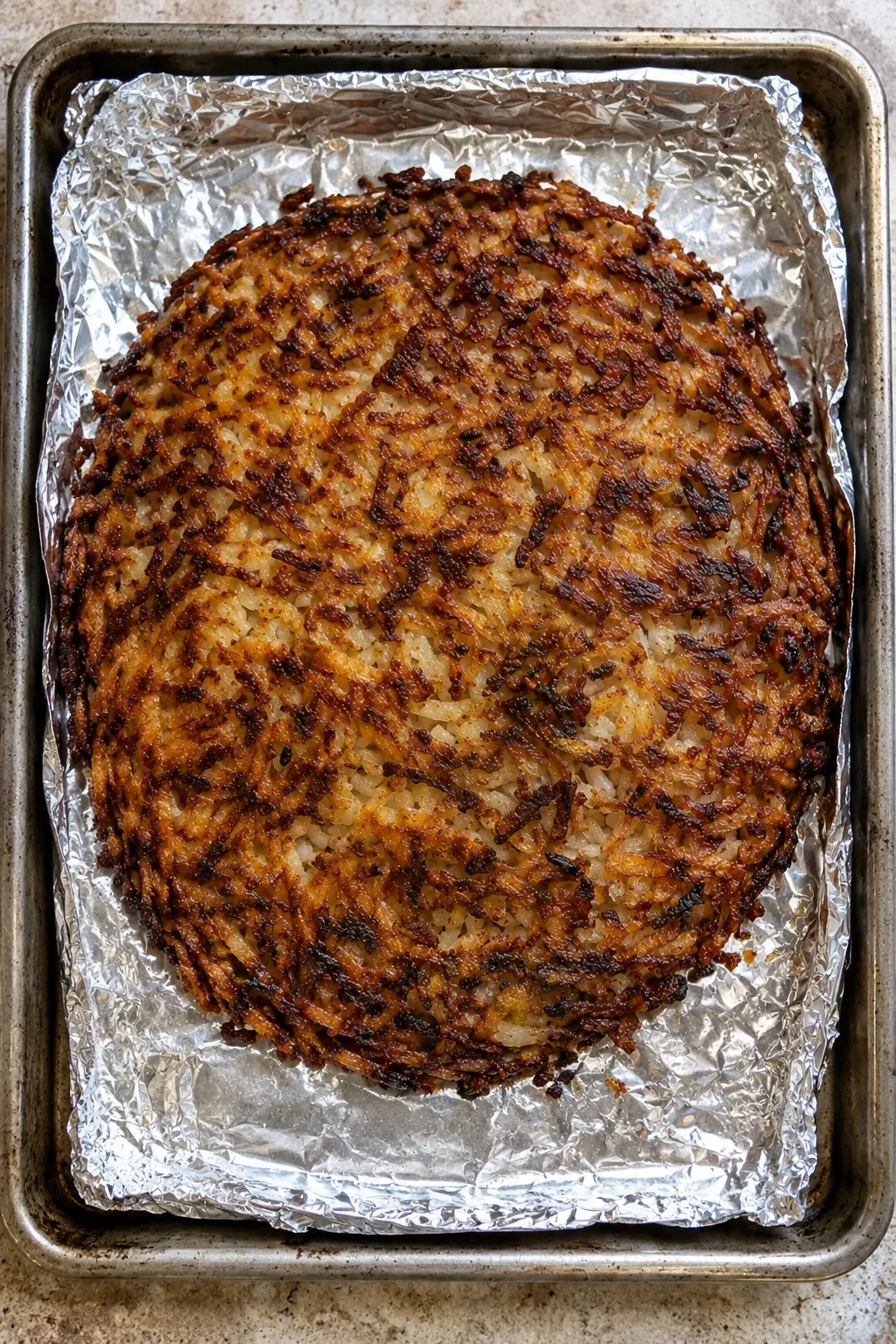 Oven Baked 3-Ingredient Potato Pancake