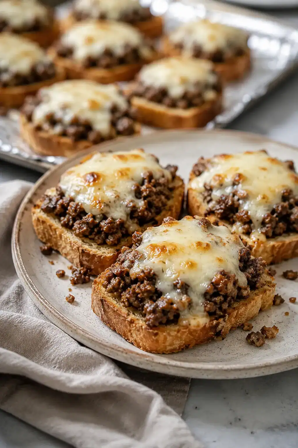 Beef Garlic Bread Bites