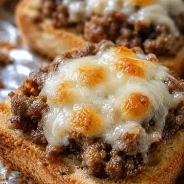 Beef Garlic Bread Bites